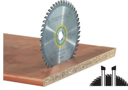 Festool Accessoires Fijngetand zaagblad voor TS 55 EBQ | 160x2