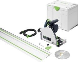 Festool TS 60 KEBQ-Plus-FS Invalcirkelzaagmachine + geleiderail | 1500 W | In Systainer  577417