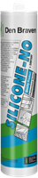 Zwaluw Silicone-NO + Sanitary | 310 ml | Transparant grijs - 30619413
